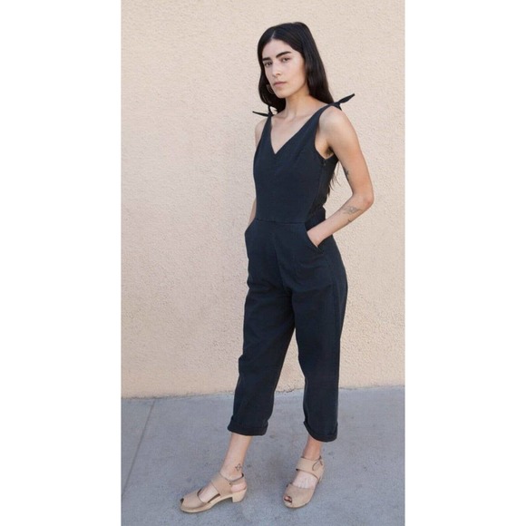 Loup Pants & Jumpsuits Loup Womens Size Large Black Slate Coverall